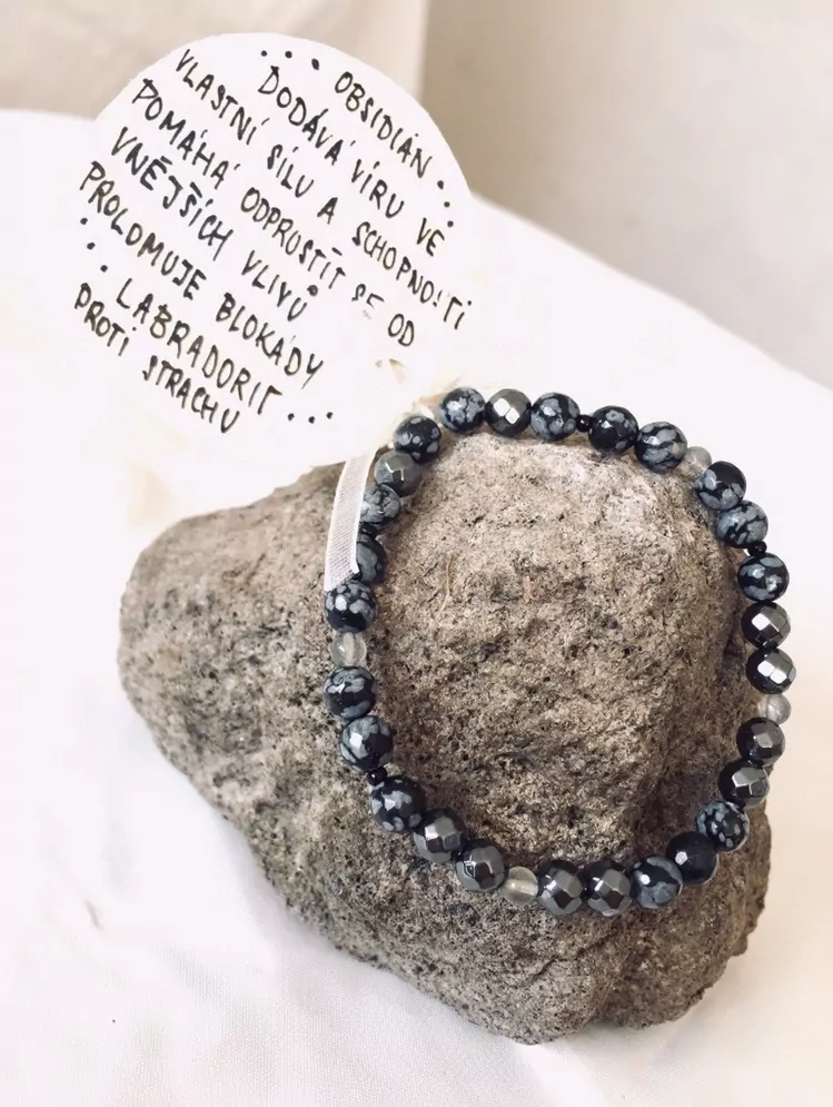 Hematit / Obsidián / Labradorit