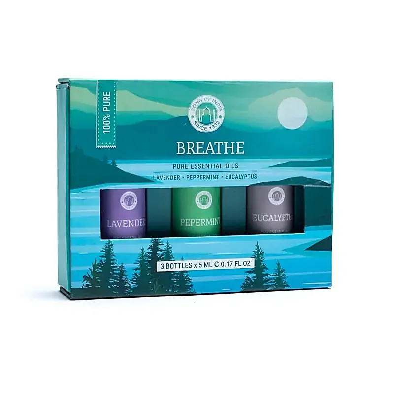 Breathe- Sada esenciálních olejů pro aromaterapii