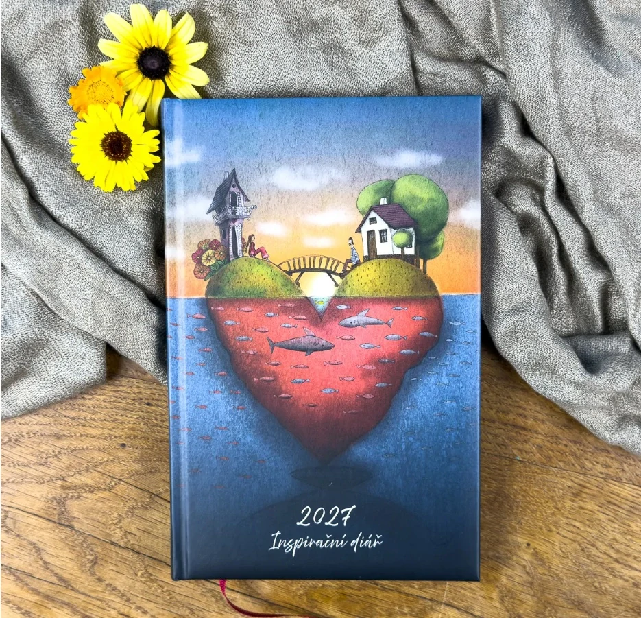 Inspirační diář - Láska hluboká a křehká 2027