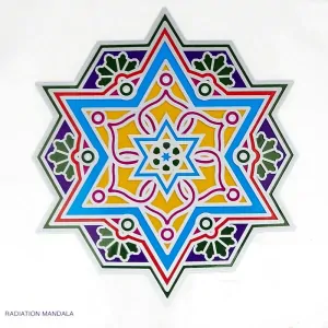 Mandala do okna - Vyzařování