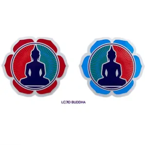 Mandaly do okna - Buddha v lotosu