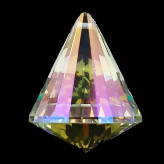 Dekorativní Feng Shui krystal -  kužel, 4,2 x 5,3cm 