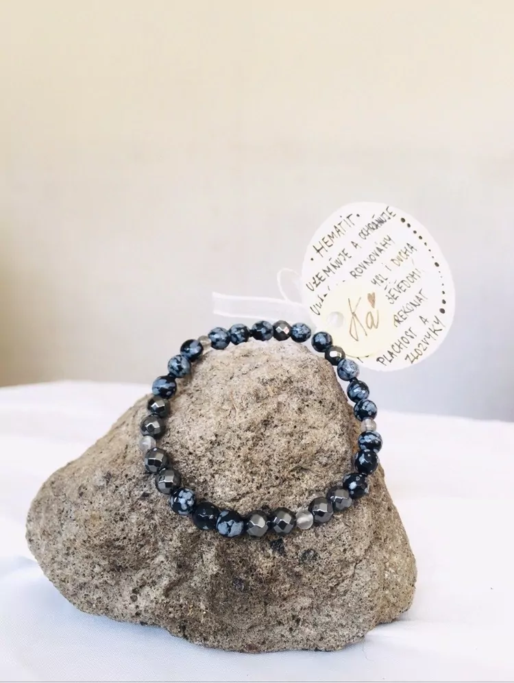 Hematit / Obsidián / Labradorit