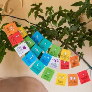 České Inspirační praporky - malé