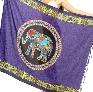 Sarong - plážový šátek - Slon I.
