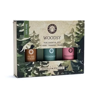 Woodsy - Sada esenciálních olejů pro aromaterapii