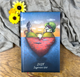 Inspirační diář - Láska hluboká a křehká 2027
