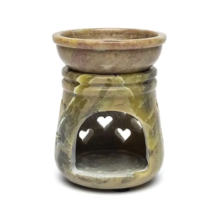 Aromalampa z mastku se srdíčky 