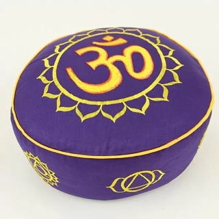 Meditační polštář - OM + 7 čaker